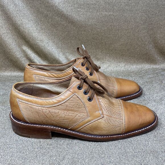 Vintage Bally Leather Oxfords - Picture 2 of 10